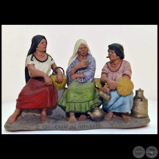 LAS CHISMOSAS - Escultura Miniatura de Serafín Marsal